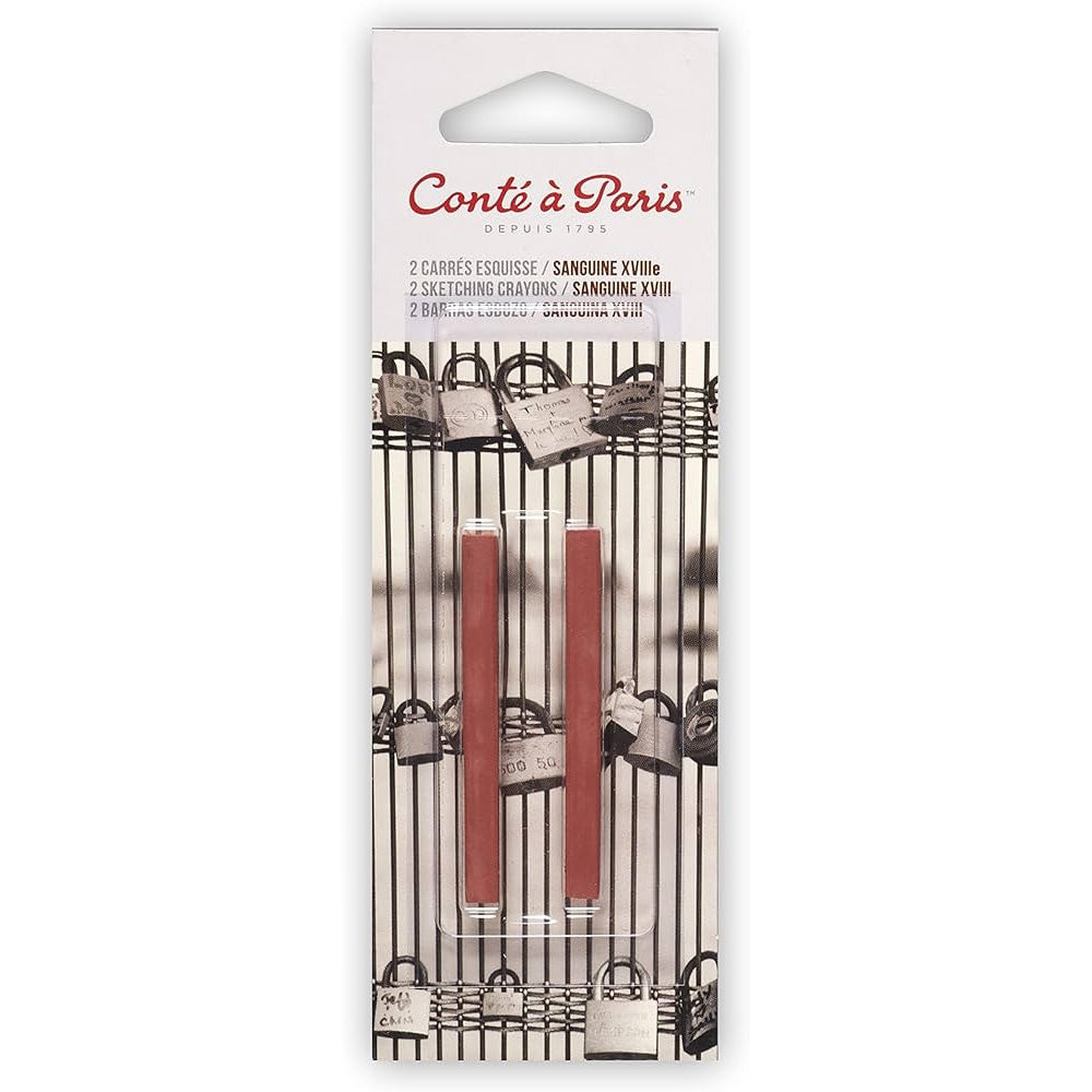 Conte a Paris Carre Stick Pastel Eskiz Blisterli(2ad) Sanguine XVIIIc.