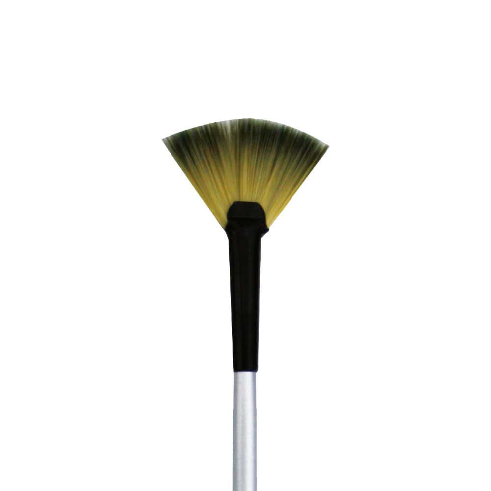 Fanart Studio Silver Seri 980 Kısa Saplı Sentetik Yelpaze Fırça No:4