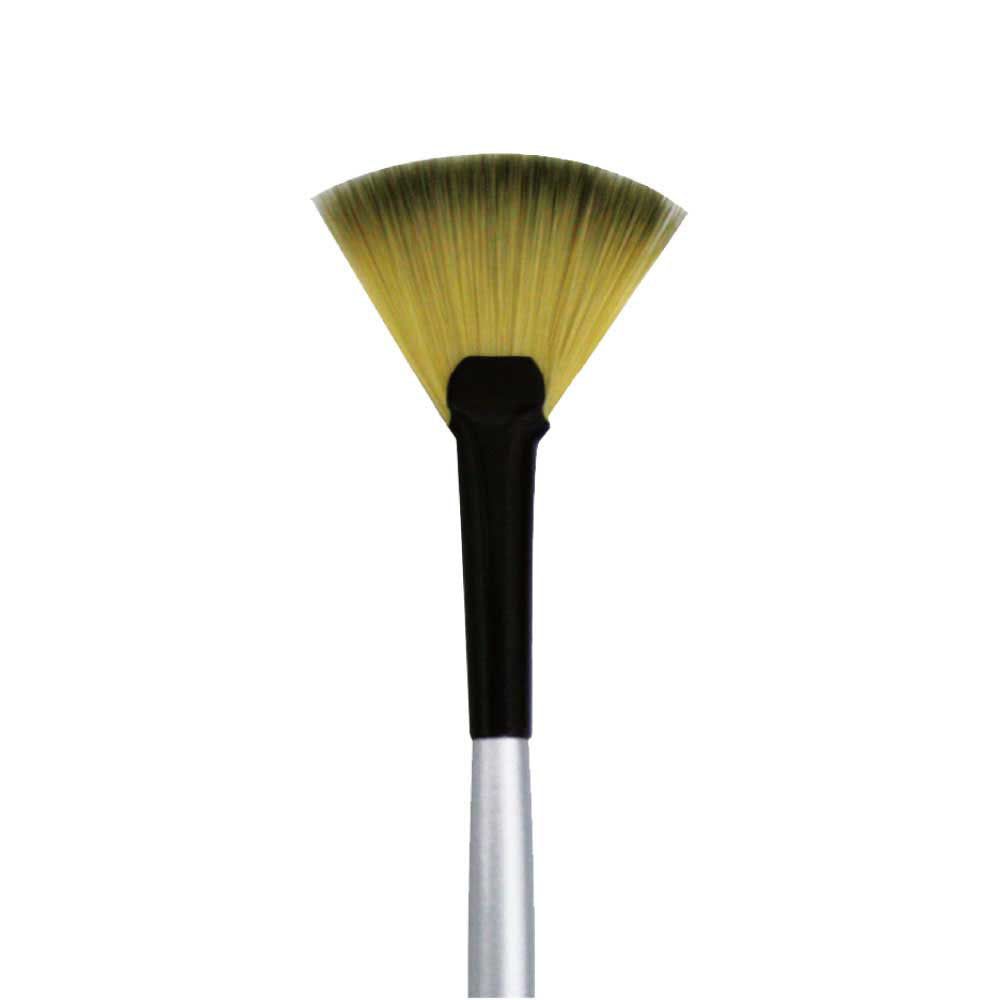 Fanart Studio Silver Seri 980 Kısa Saplı Sentetik Yelpaze Fırça No:6