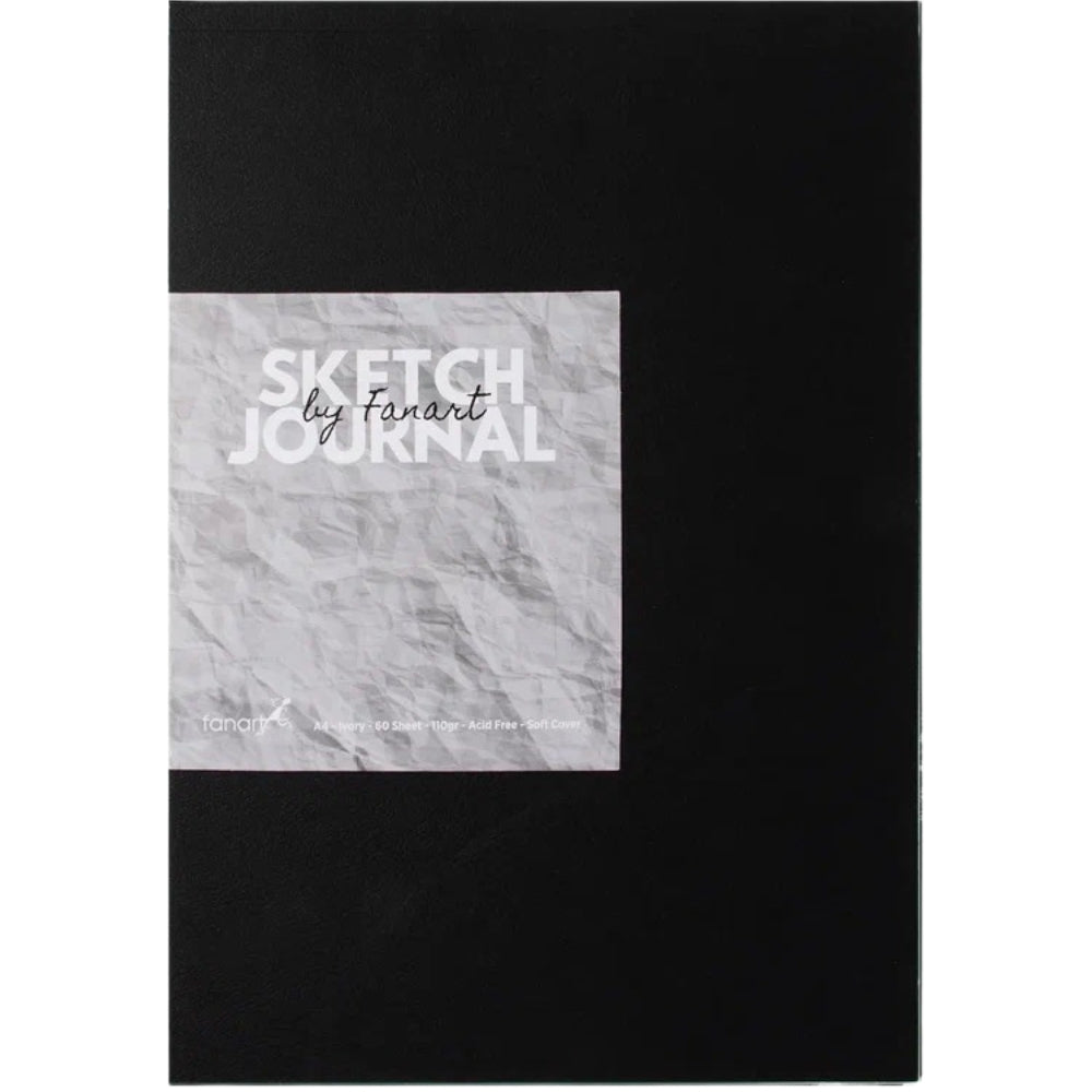 Fanart Academy Sketch Journal A4 - Siyah 110gr 60 Yaprak
