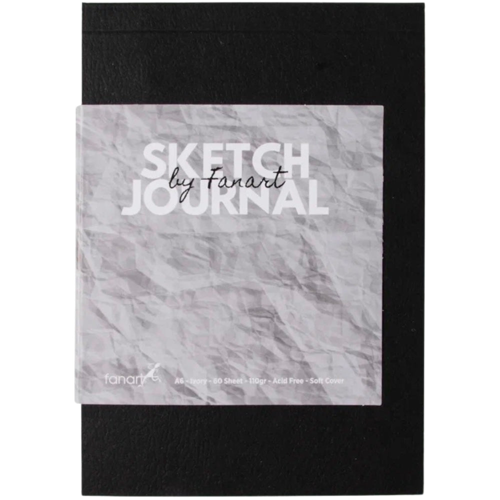 Fanart Academy Sketch Journal A6 - Siyah 110gr 60 Yaprak