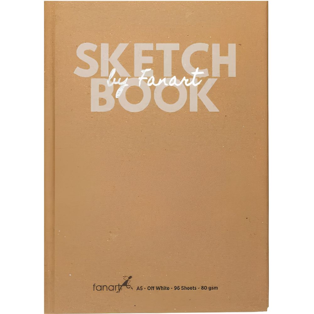 Fanart Academy Sketch Book A5 Kraft 80gr Sert Kapaklı 96 Yaprak