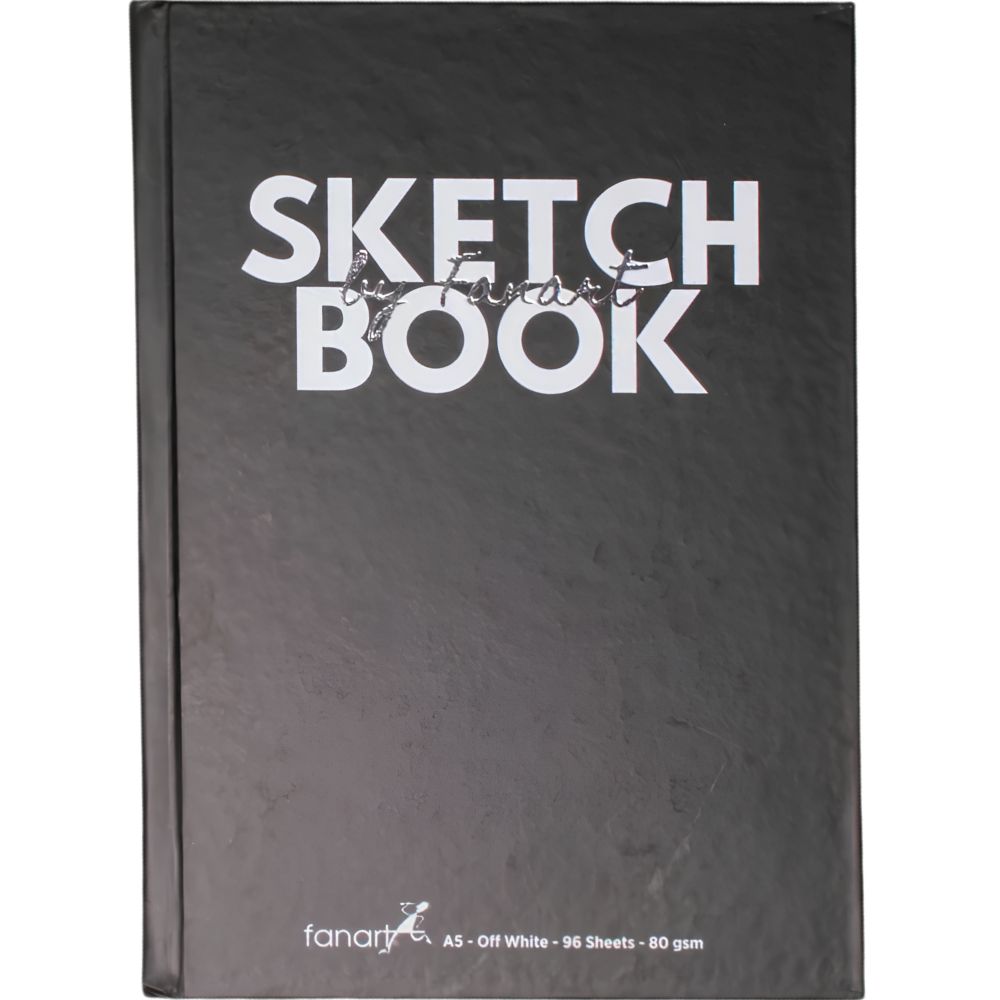 Fanart Academy Sketch Book A5 Siyah 80gr Sert Kapaklı 96 Yaprak