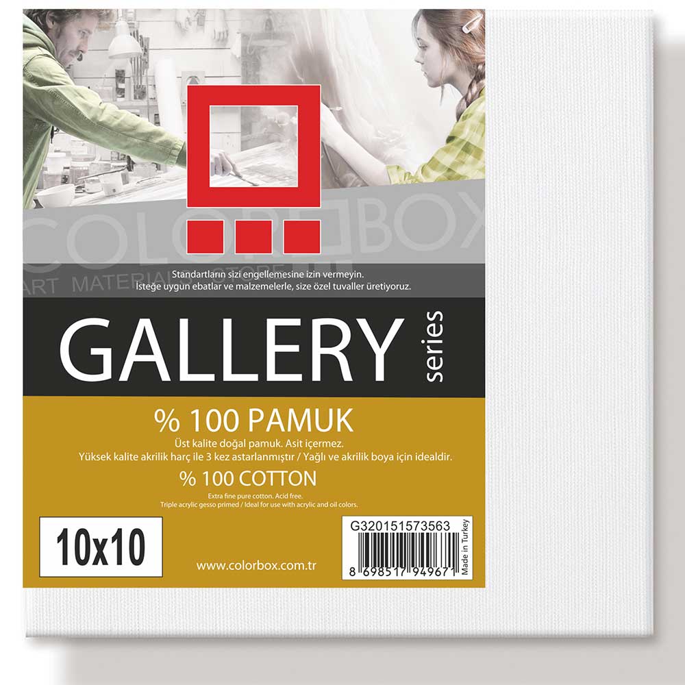 Colorbox Gallery Series Pamuk 420gr Tuval (10x10cm)