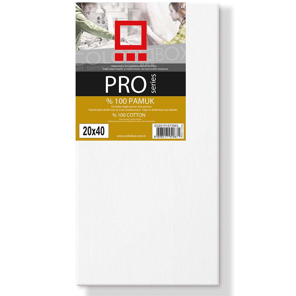 Colorbox Pro Series Pamuk 420gr Tuval (20x40cm)