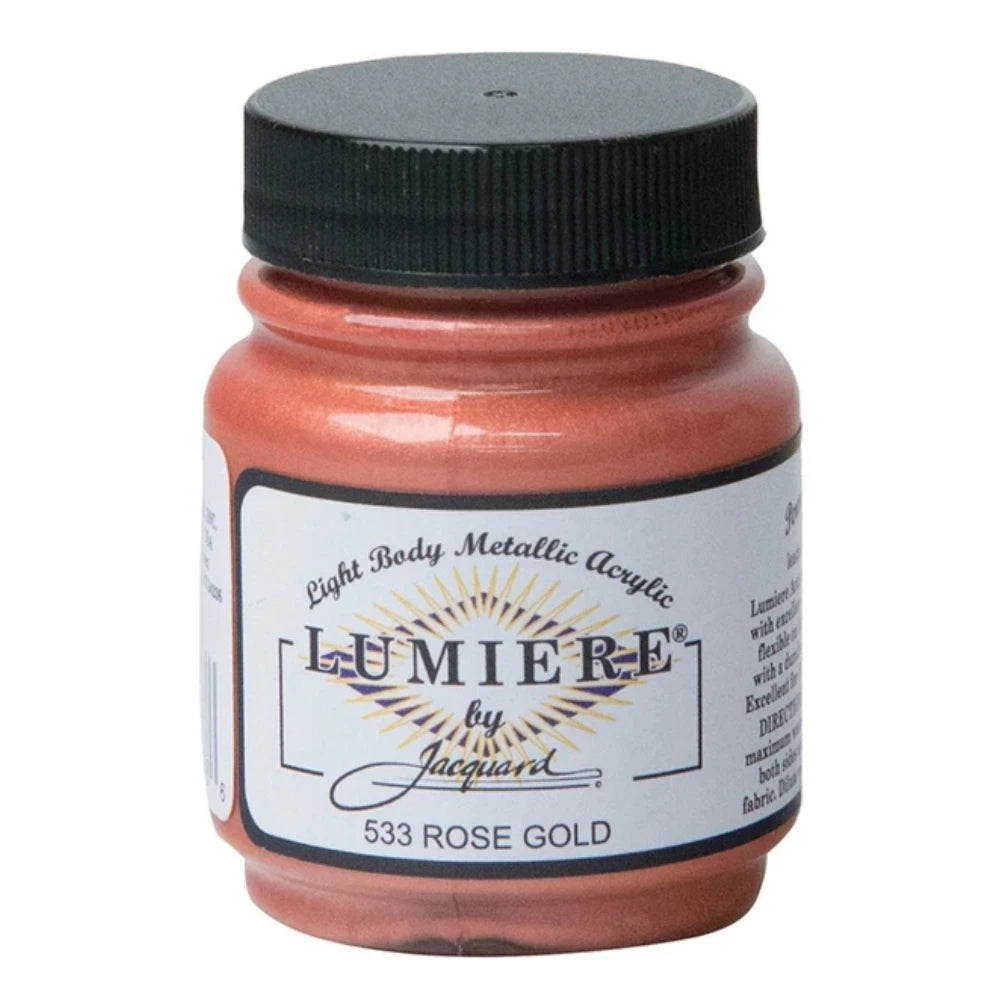 Jacquard Lumiere Akrilik Boya 66ml Rose Gold 553