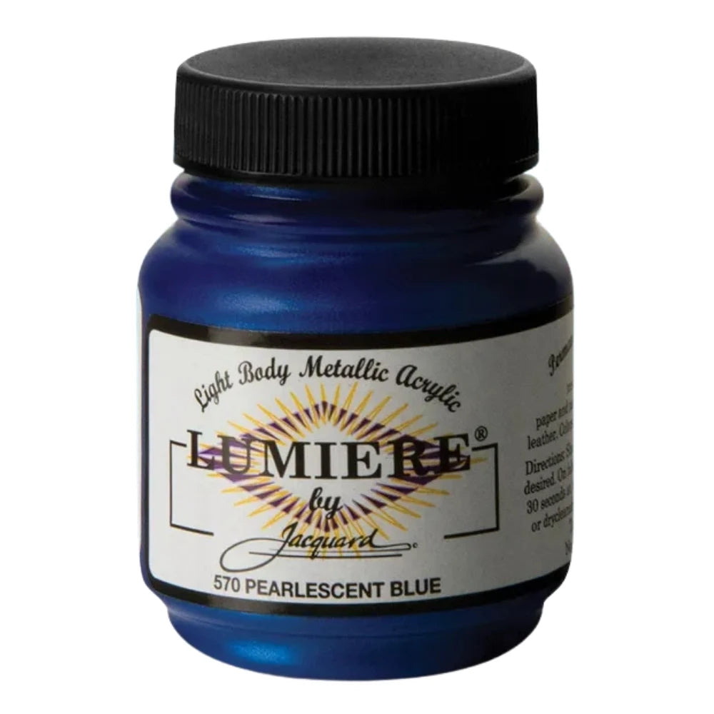 Jacquard Lumiere Akrilik Boya 66ml Pearlescent Blue 570
