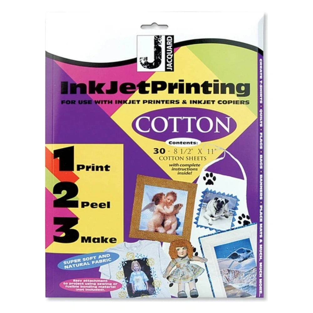 Jacquard %100 Pamuk Kumaş Sayfası 21,59 x 27,94 cm - 30’lu Paket