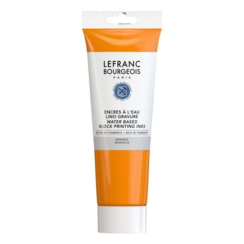 Lefranc Bourgeois Su Bazlı Linolyum Baskı Boyası 250ml Orange 201