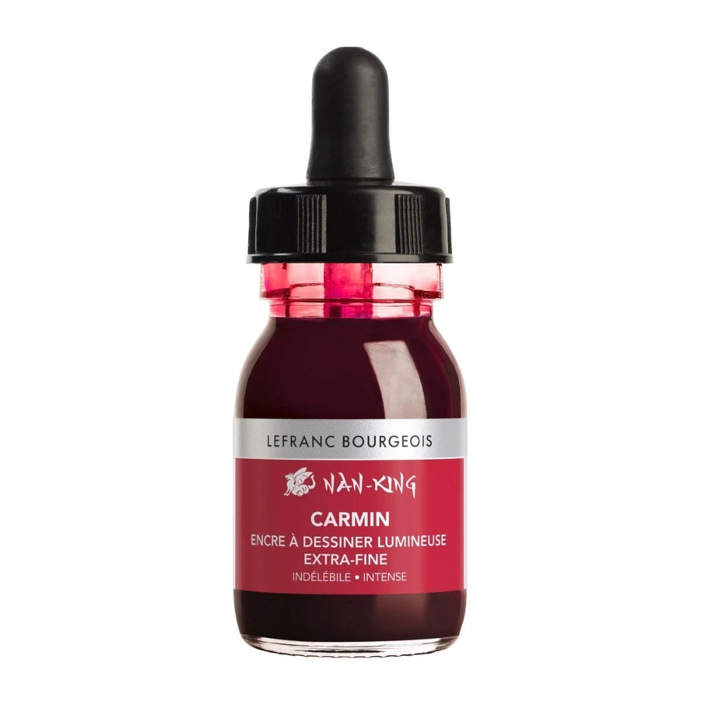 Lefranc Bourgeois Nan-King Çizim Mürekkebi 30ml Carmin 327