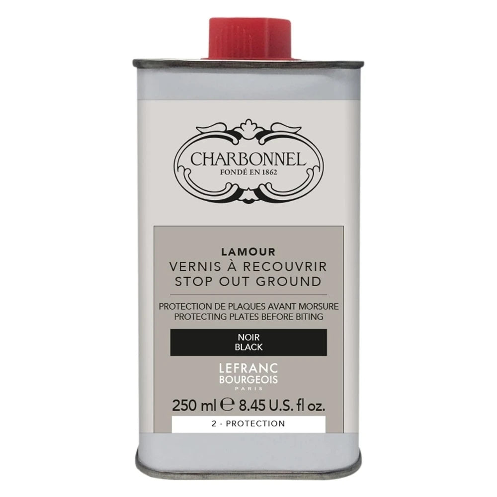 Lefranc Bourgeois Charbonnel Lamour Black Covering Ground (Siyah Zemin Koruma Verniği) 250ml