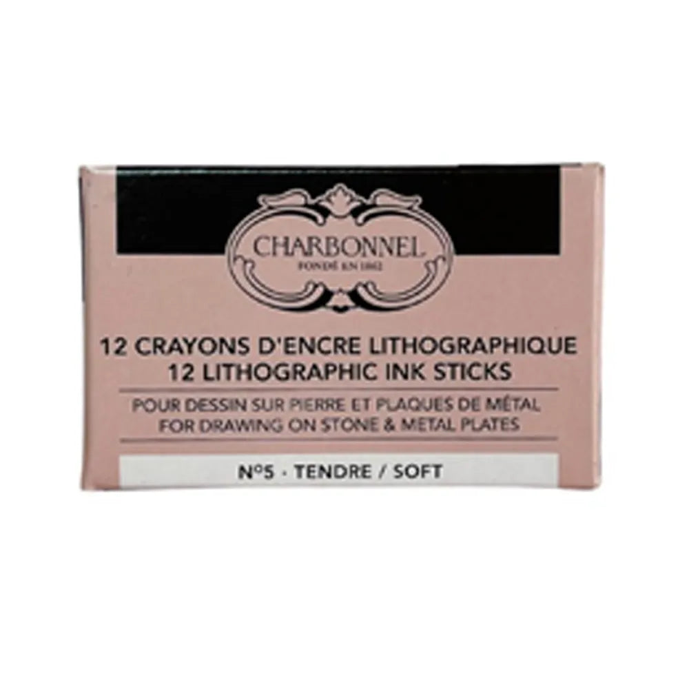 Lefranc Bourgeois Charbonnel Çubuk Litografi Boyası No.5 Yumuşak 12'li