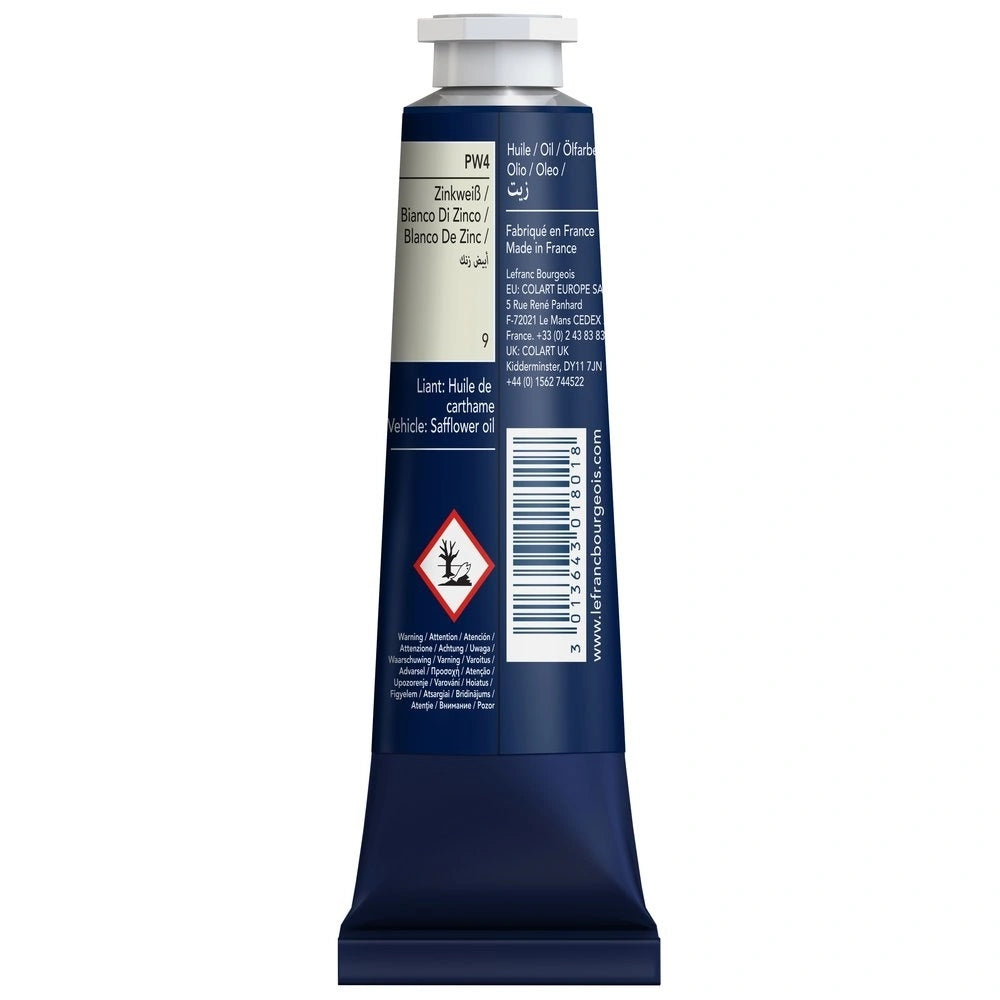 Lefranc Bourgeois Fine Yağlı Boya 40ml Zinc White