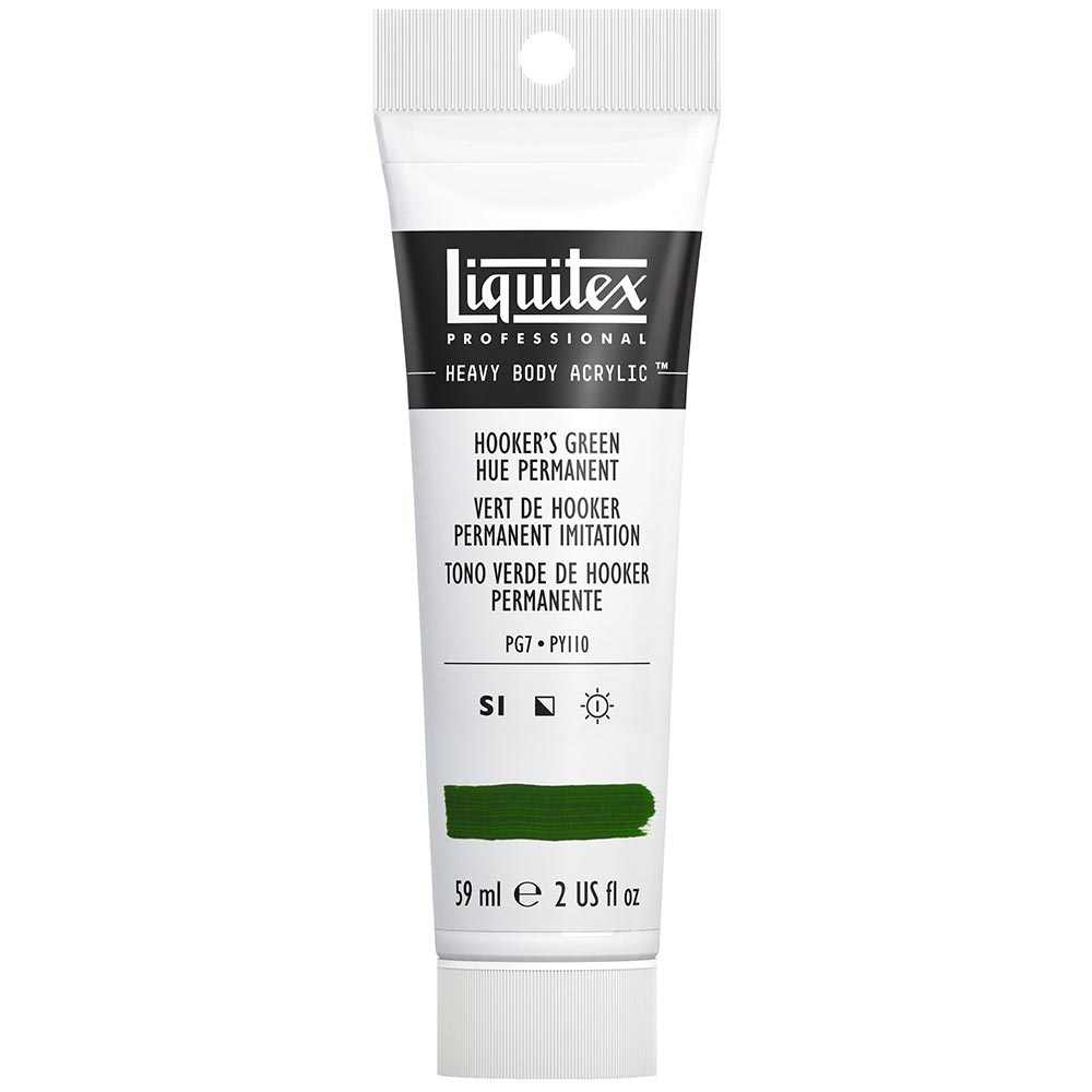 Liquitex Professional Heavy Body Akrilik Boya 59ml Hooker’s Green Hue Permanent 224 S1