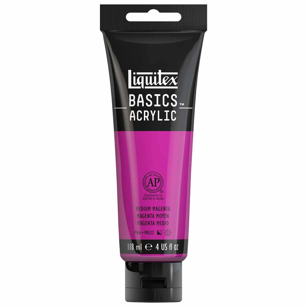 Liquitex Basics Akrilik Boya 118ml Medium Magenta 500
