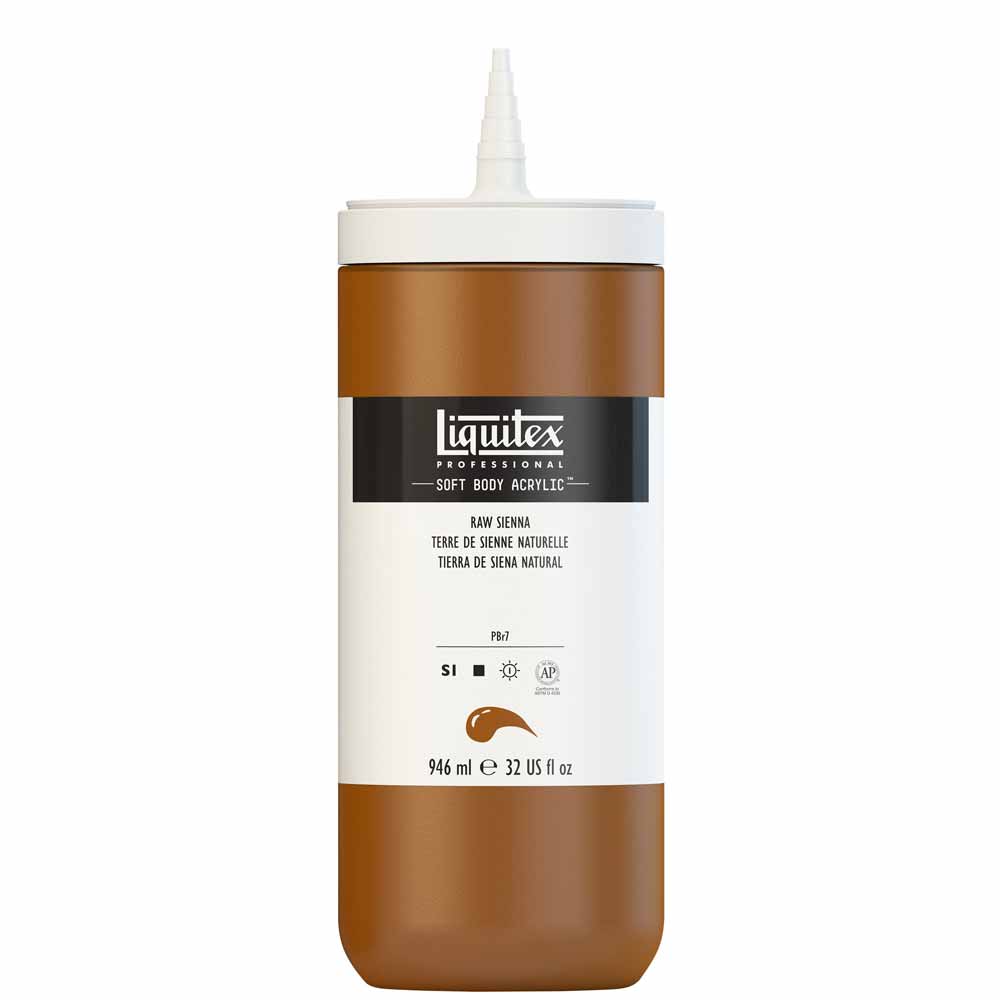 Liquitex Professional Soft Body Akrilik Boya 946ml Raw Sienna 330 S1