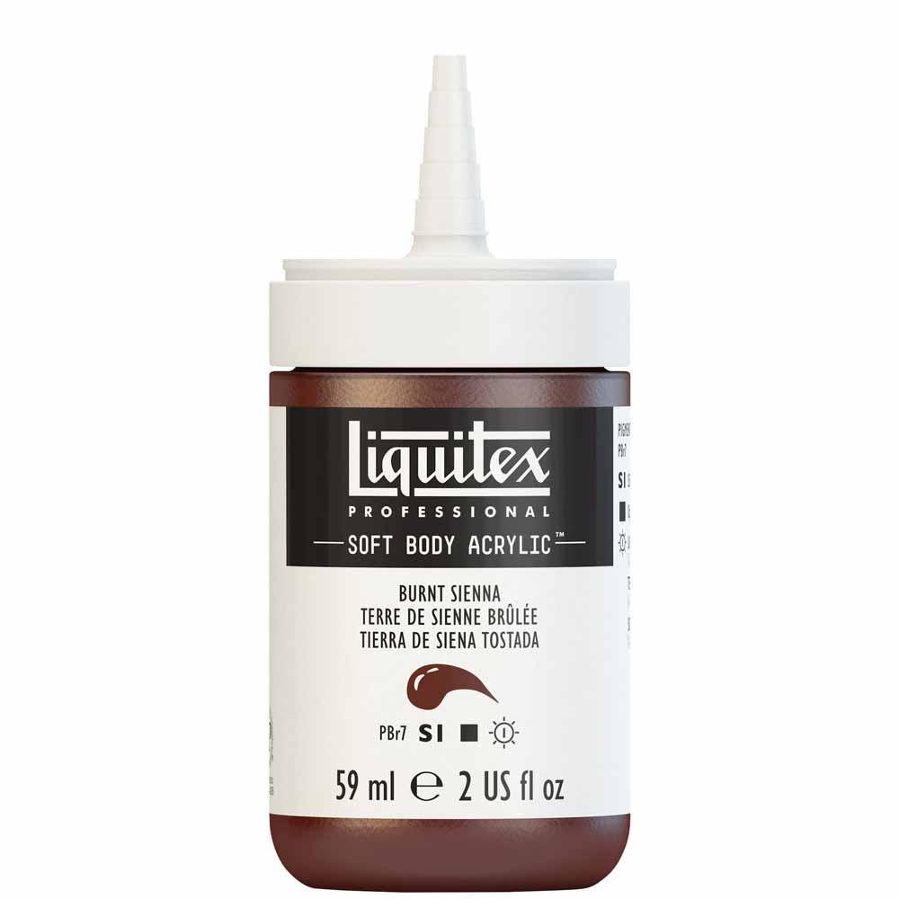Liquitex Professional Soft Body Akrilik Boya 59ml Burnt Sienna 127 S1