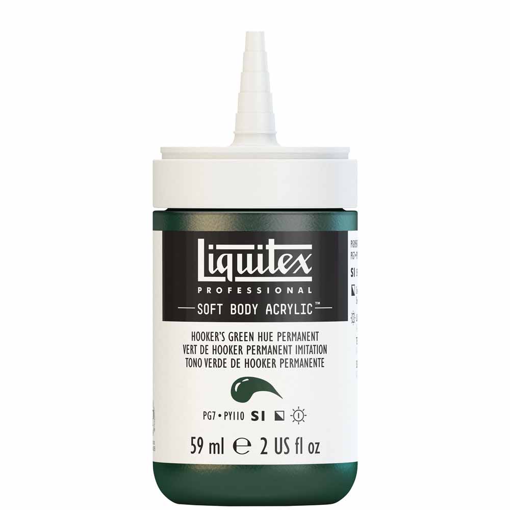 Liquitex Professional Soft Body Akrilik Boya 59ml Hooker’s Green Hue Permanent 224 S1