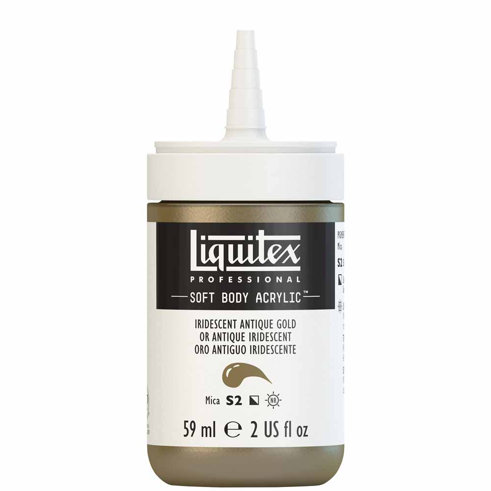 Liquitex Professional Soft Body Akrilik Boya 59ml Iridescent Antique Gold 237 S2