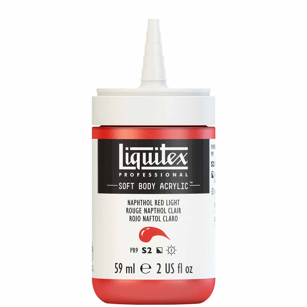 Liquitex Professional Soft Body Akrilik Boya 59ml Naphthol Red Light 294 S2