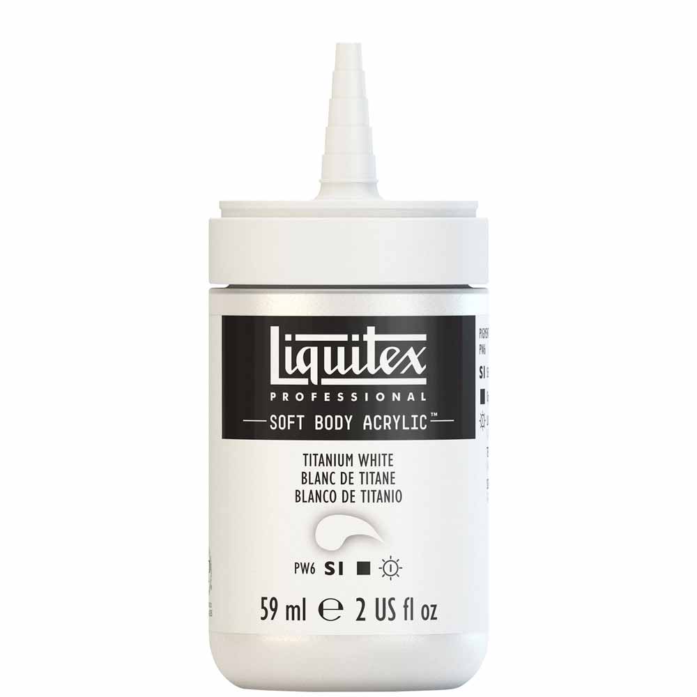 Liquitex Professional Soft Body Akrilik Boya 59ml Titanium White 432 S1