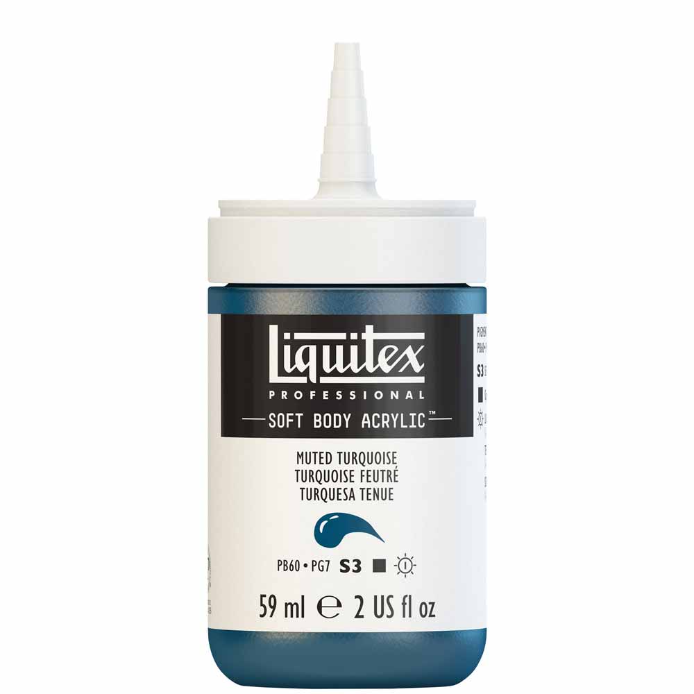 Liquitex Professional Soft Body Akrilik Boya 59ml Muted Turquoise 503 S3