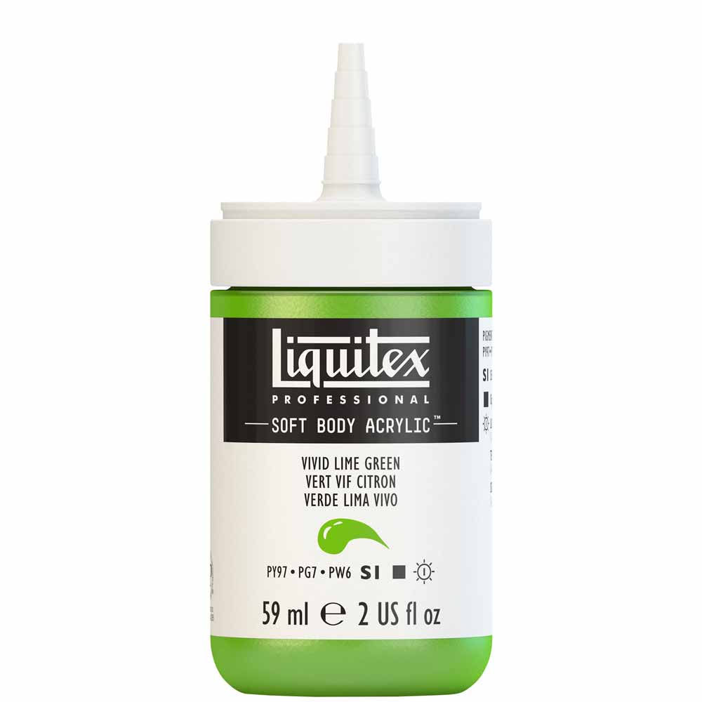 Liquitex Professional Soft Body Akrilik Boya 59ml Vivid Lime Green 740 S1