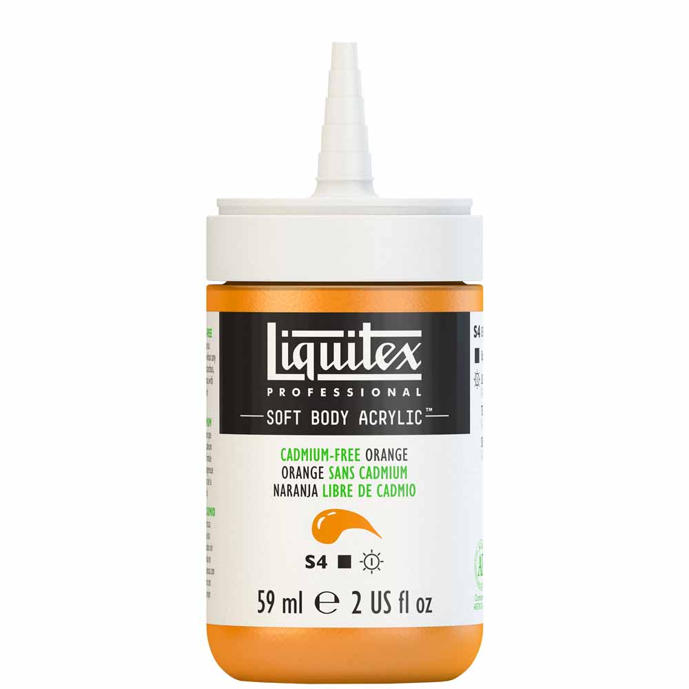 Liquitex Professional Soft Body Akrilik Boya 59ml Cadmium-Free Orange 892 S4