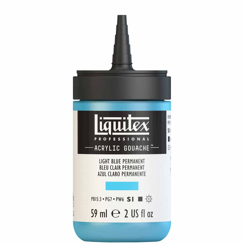 Liquitex Professional Akrilik Guaj Boya 59ml Light Blue Permanent 770 S1