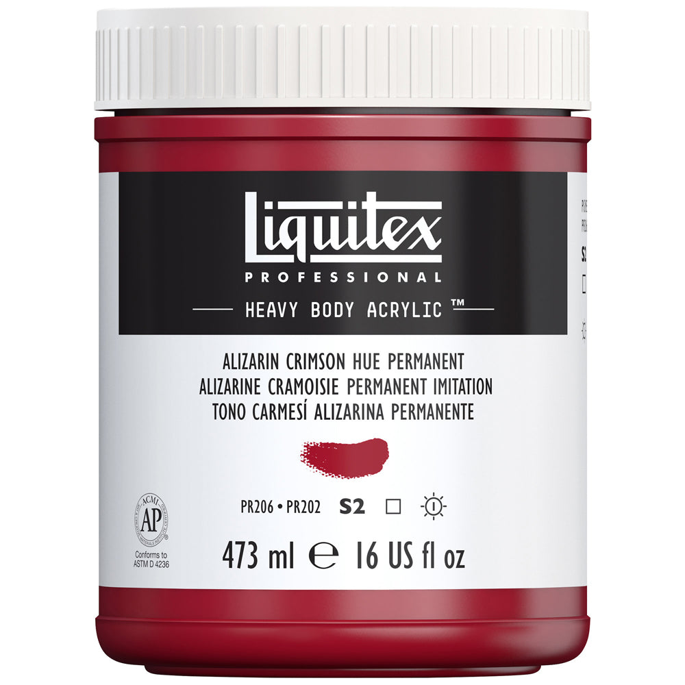 Liquitex Professional Heavy Body Akrilik Boya 473ml Alizarin Crimson Hue Permanent 116 S2
