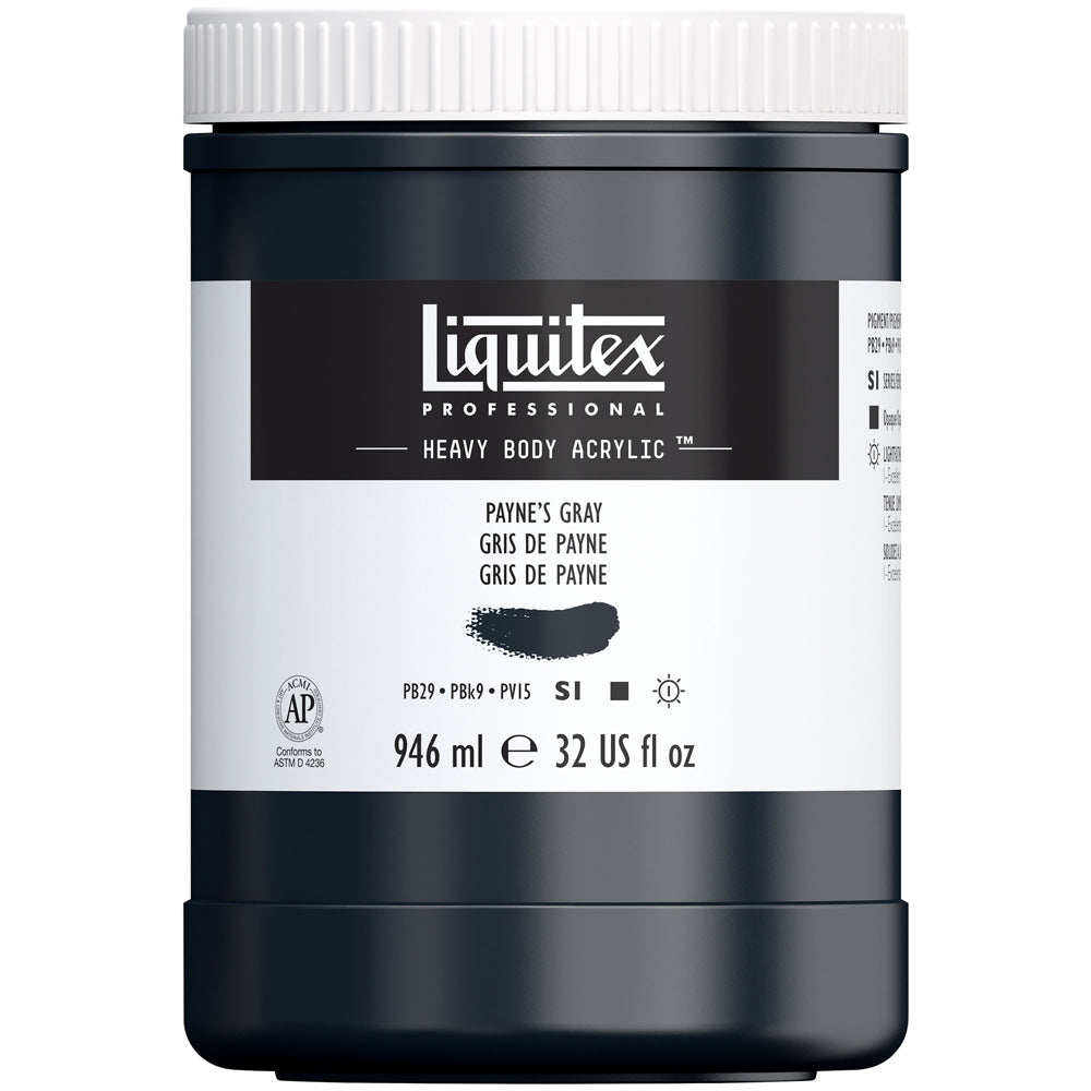 Liquitex Professional Heavy Body Akrilik Boya 946ml Payne's Gray 310 S1