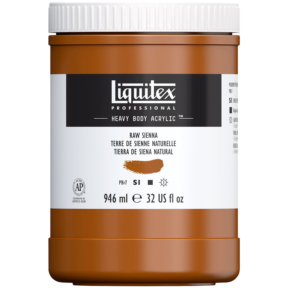 Liquitex Professional Heavy Body Akrilik Boya 946ml Raw Sienna 330 S1