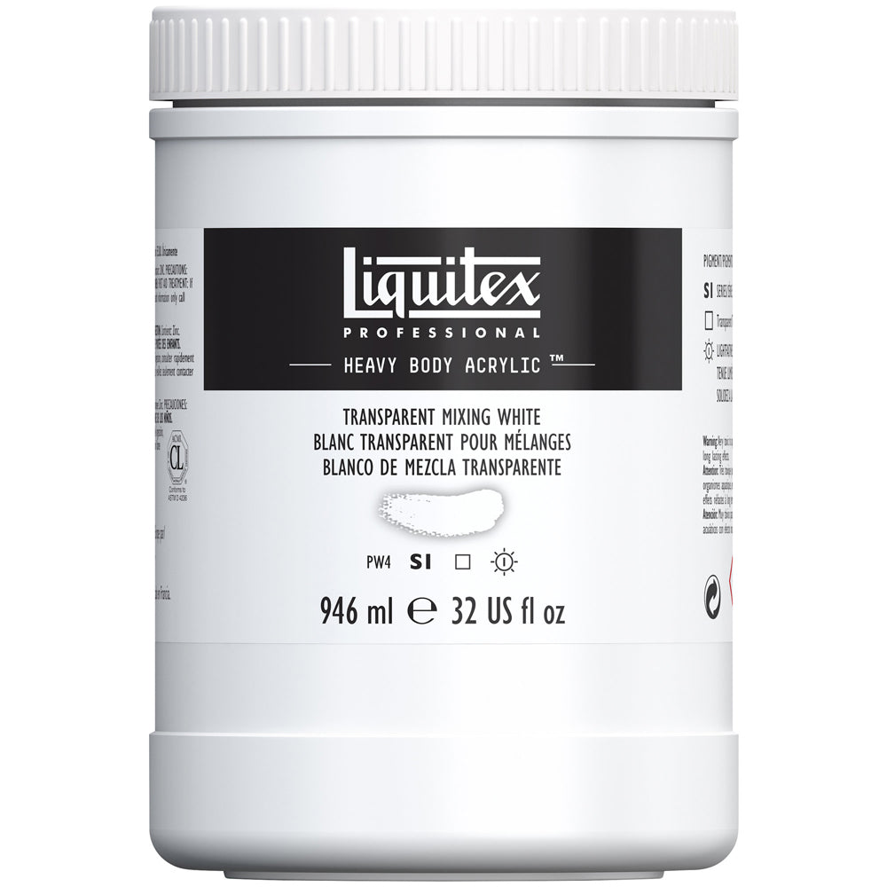 Liquitex Professional Heavy Body Akrilik Boya 946ml Transparent Mixing White 430 S1