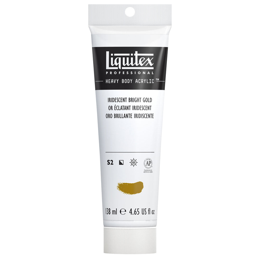 Liquitex Professional Heavy Body Akrilik Boya 138ml Iridescent Bright Gold 234 S2