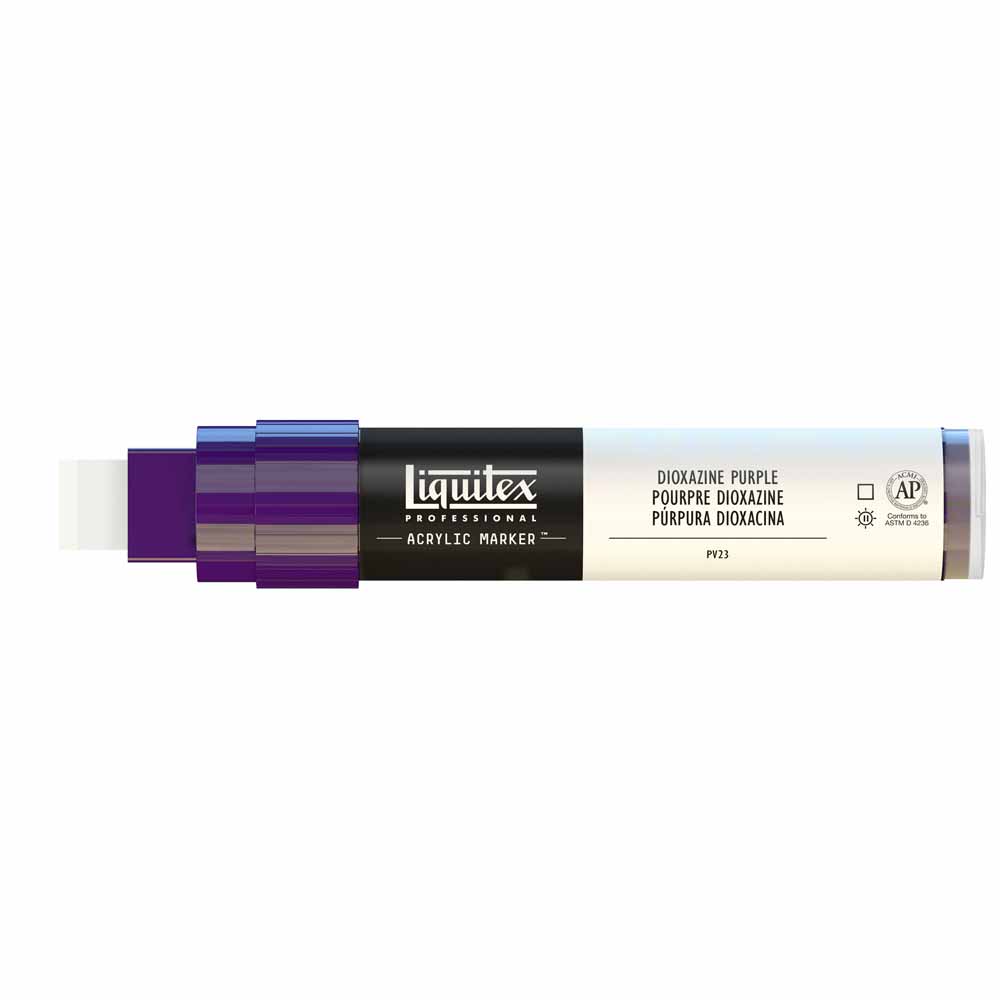 Liquitex Professional Akrilik Markör Kesik Uç 15mm Dioxazine Purple 186
