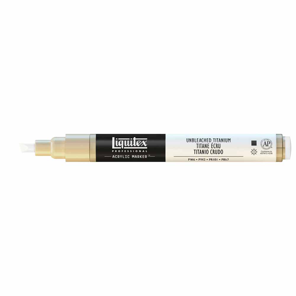 Liquitex Professional Akrilik Markör İnce Uç 2mm Unbleached Titanium 434
