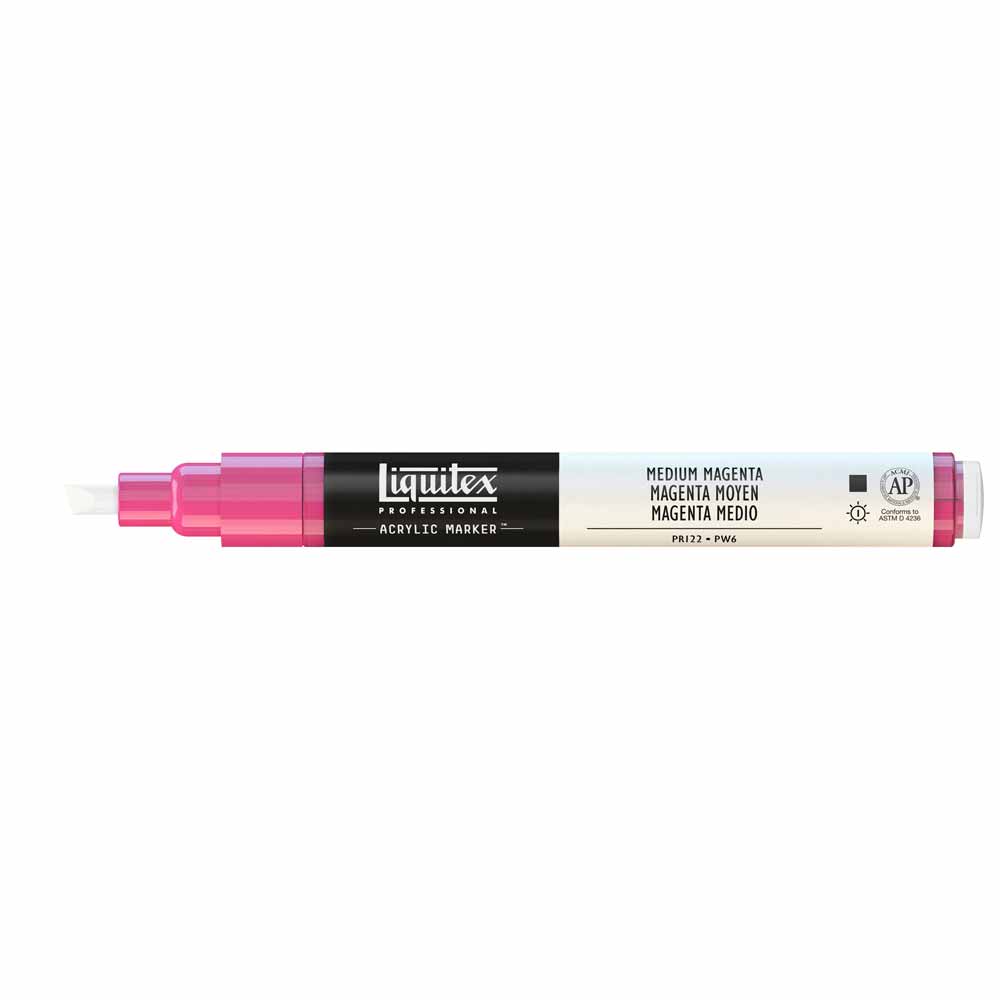 Liquitex Professional Akrilik Markör İnce Uç 2mm Medium Magenta 500