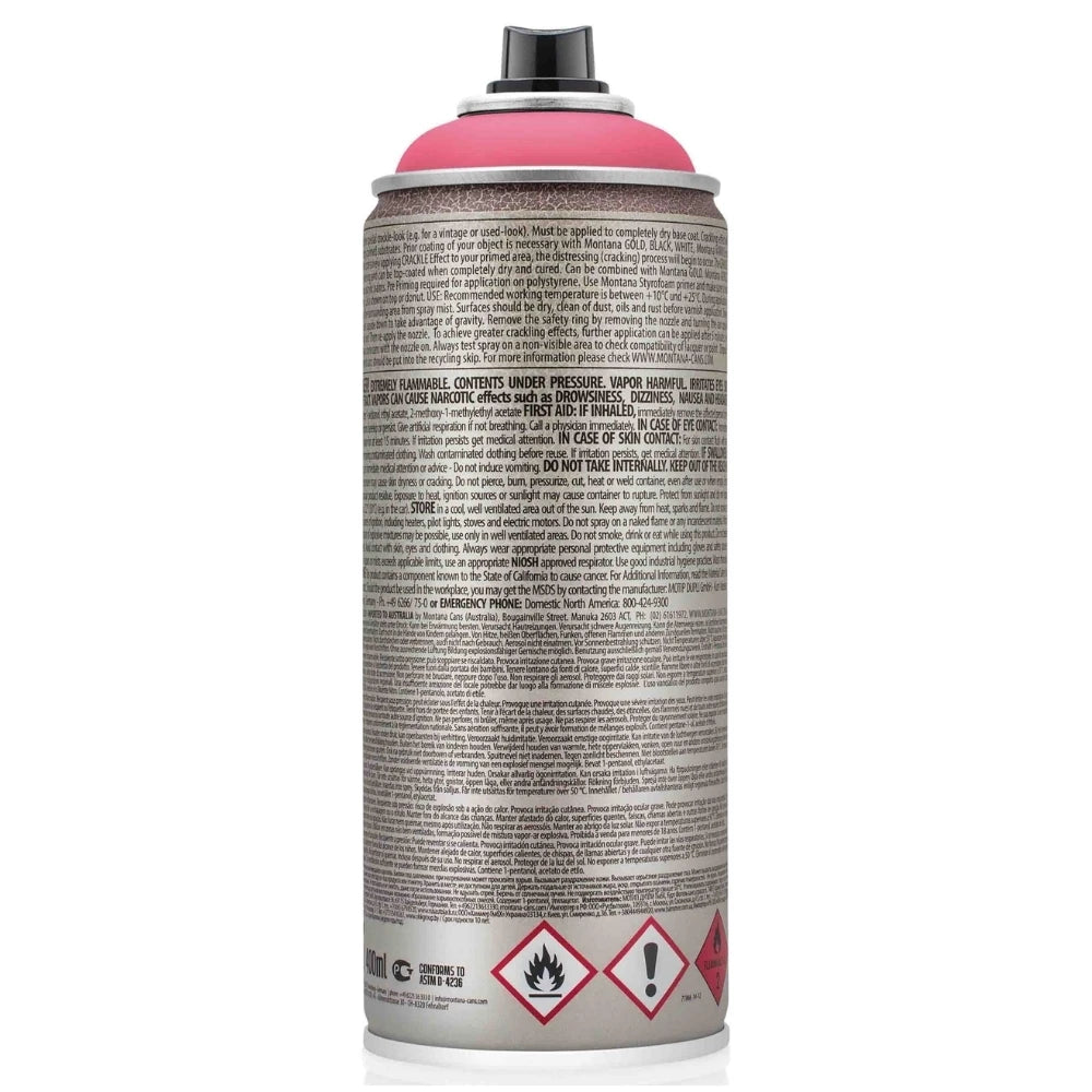 Montana Effect Crackle Sprey Boya 400ml Begonia Pink EC3010