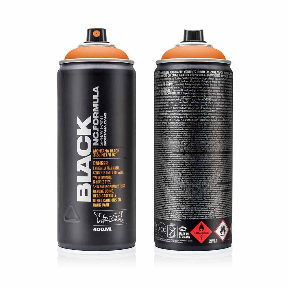 Montana Black Sprey Boya 400ml Pure Orange BLK2075