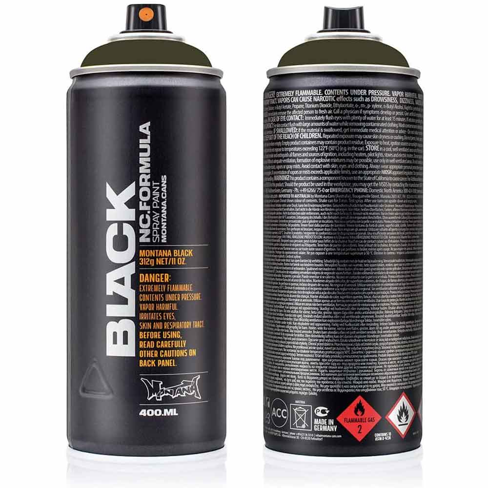 Montana Black Sprey Boya 400ml B.A. Bosko BLK1280