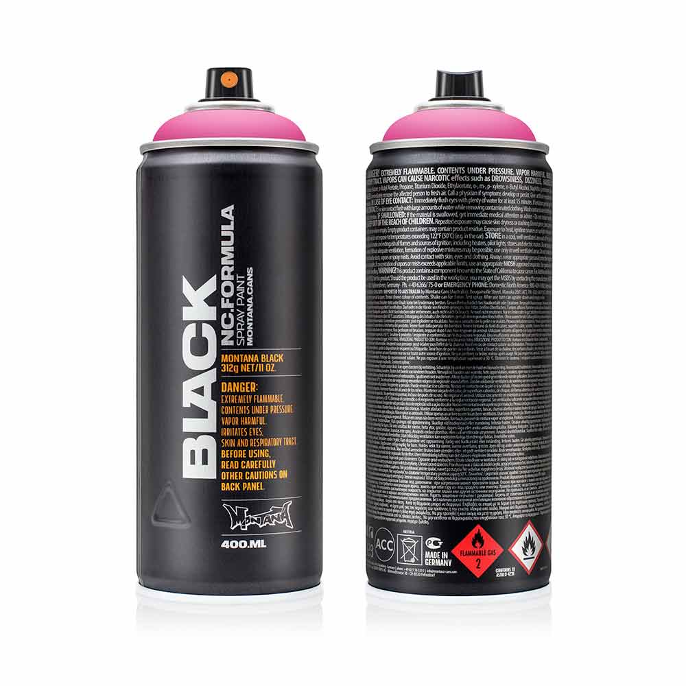 Montana Black Sprey Boya 400ml Power Pink BLK P4000