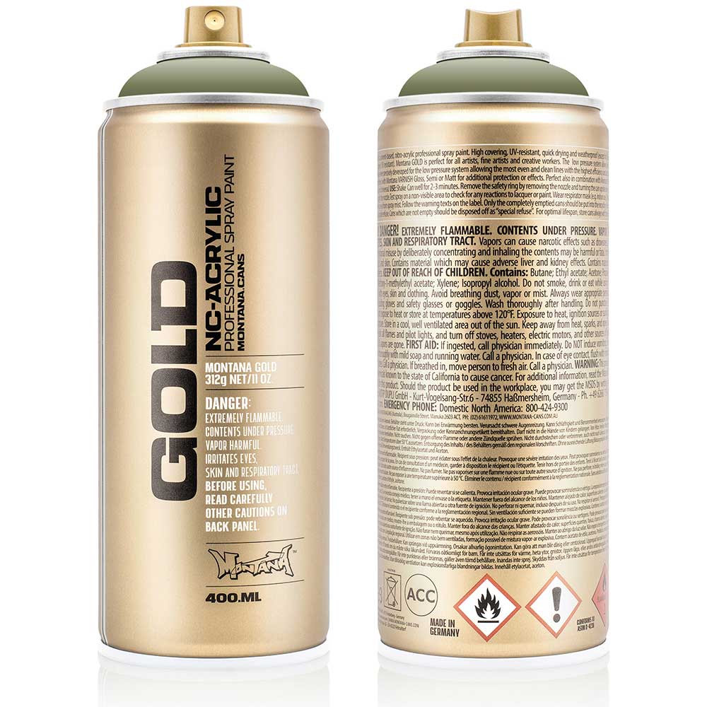 Montana Gold Akrilik Sprey Boya 400ml Manila Green CL6410