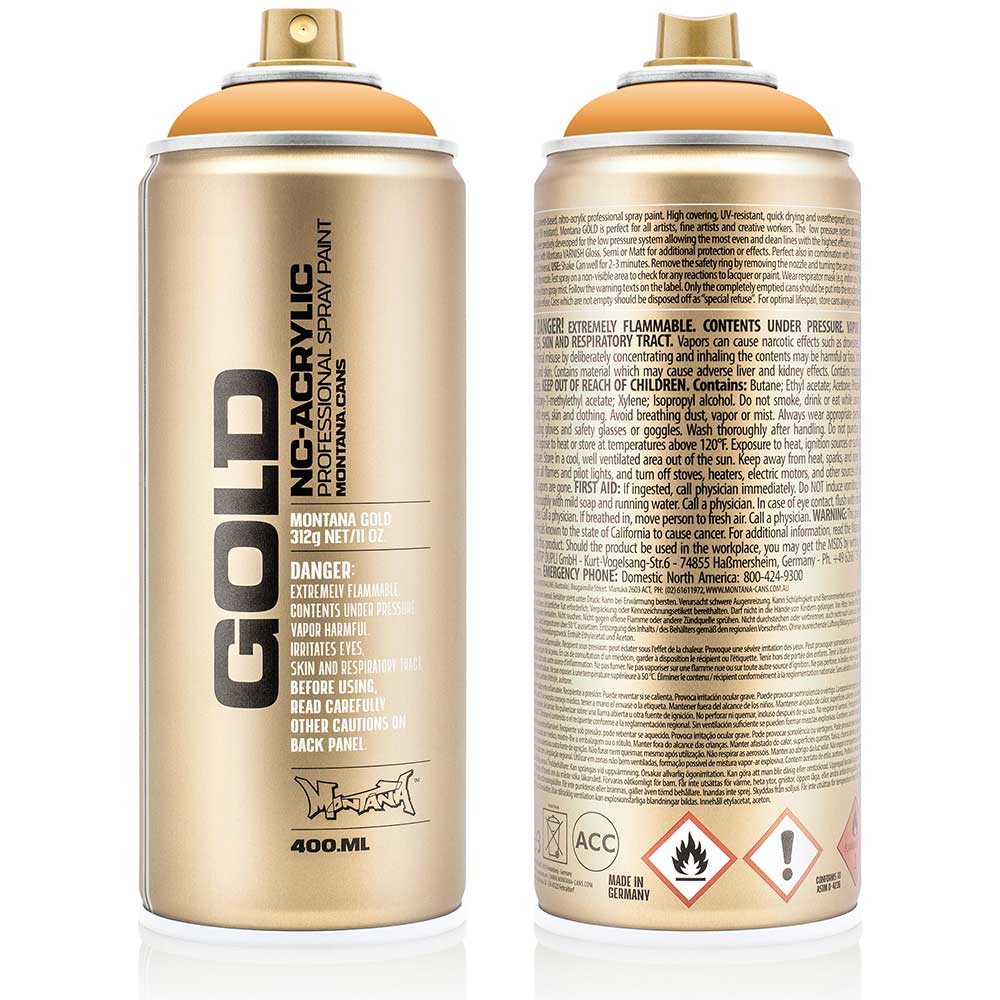 Montana Gold Akrilik Sprey Boya 400ml Blast Orange 2030