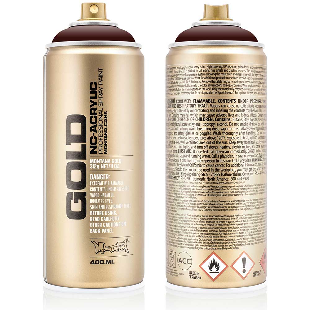 Montana Gold Akrilik Sprey Boya 400ml Black Red 3080