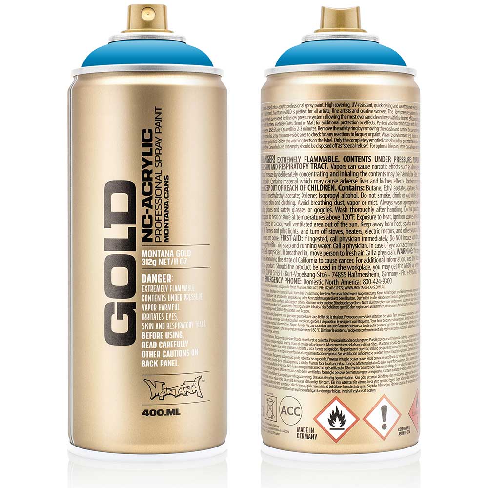 Montana Gold Akrilik Sprey Boya 400ml Sky Blue 5050