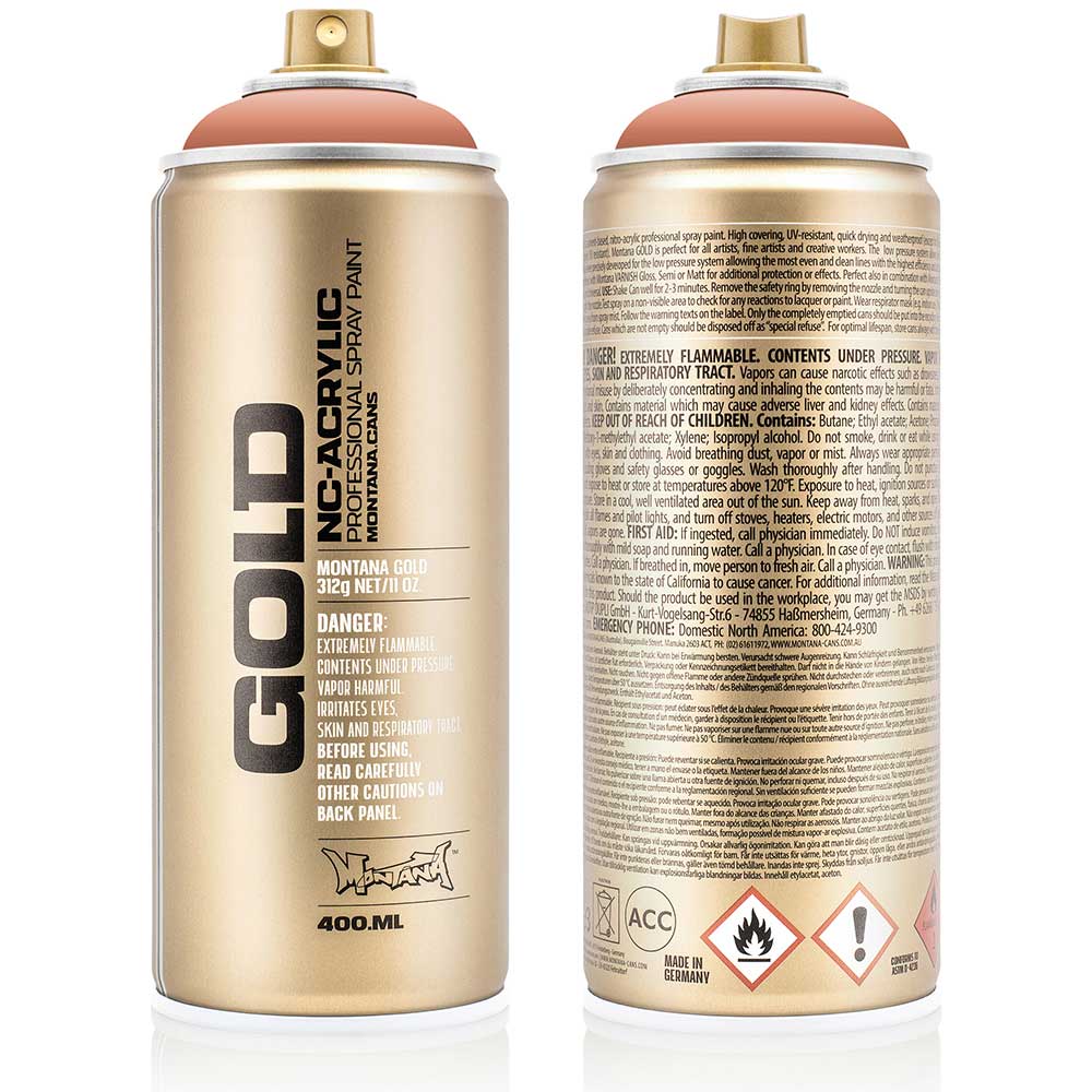 Montana Gold Akrilik Sprey Boya 400ml Dirty Apricot 8080