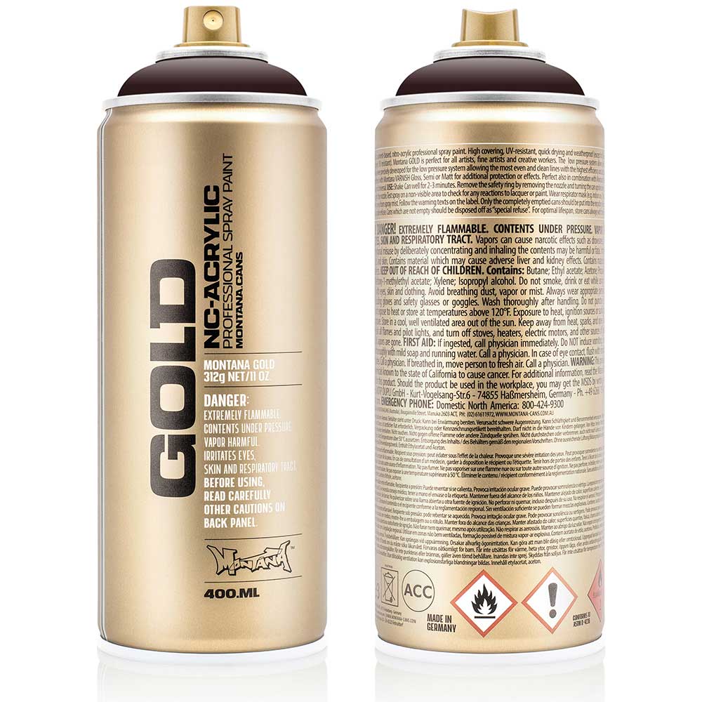 Montana Gold Akrilik Sprey Boya 400ml Aubergine 8085