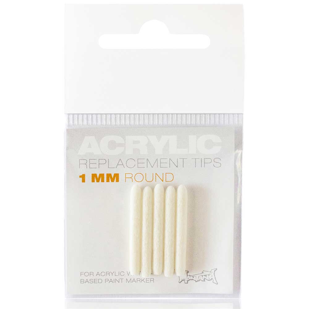 Montana Akrilik Markör İçin Yedek Uç 1mm (5'li Set)