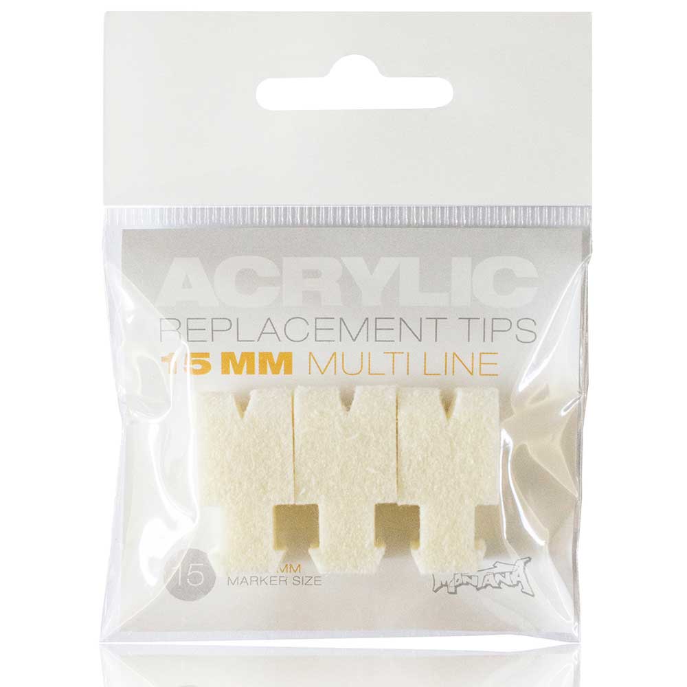 Montana Akrilik Markör İçin Yedek Uç 15mm Multiline (3'lü Set)