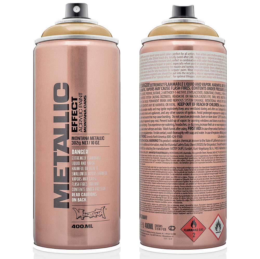 Montana Effect Metallic Sprey Boya 400ml Metallic Gold EMC1050